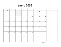 calendario mensual 2036 08