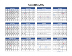 Calendario de México del 2036 04