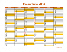 Calendario de México del 2036 09