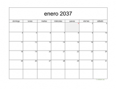 calendario mensual 2037 05