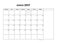 calendario mensual 2037 08