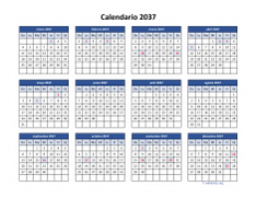 Calendario de México del 2037 04