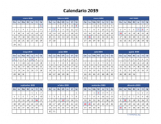 Calendario de México del 2039 04