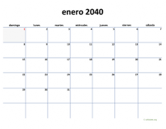 calendario mensual 2040 04