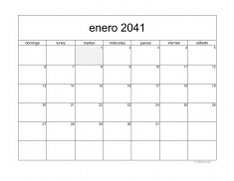 calendario mensual 2041 05