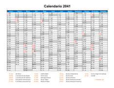 Calendario de México del 2041 08