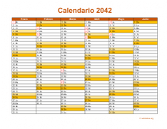 Calendario de México del 2042 09