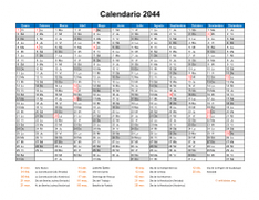 Calendario de México del 2044 08