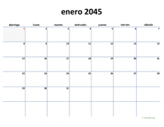 calendario mensual 2045 04