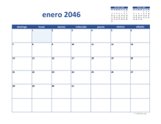 calendario mensual 2046 02