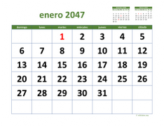 calendario mensual 2047 03