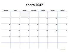 calendario mensual 2047 04