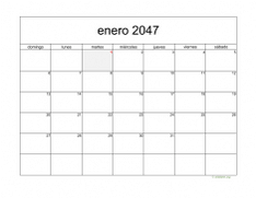 calendario mensual 2047 05