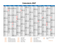 Calendario de México del 2047 08