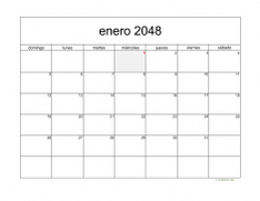 calendario mensual 2048 05