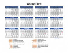 Calendario de México del 2048 05