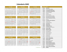 Calendario de México del 2049 03