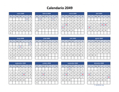 Calendario de México del 2049 04