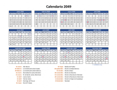 Calendario de México del 2049 05