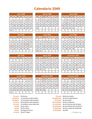 Calendario de México del 2049 07