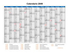 Calendario de México del 2049 08