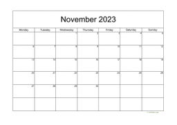 Calendar November 2023 - United Kingdom | Wikidates.org