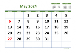 Calendar May 2024 - United Kingdom | Wikidates.org